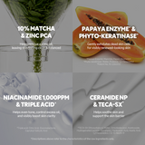 MATCHA POWDER EXFOLIATING CLEANSER